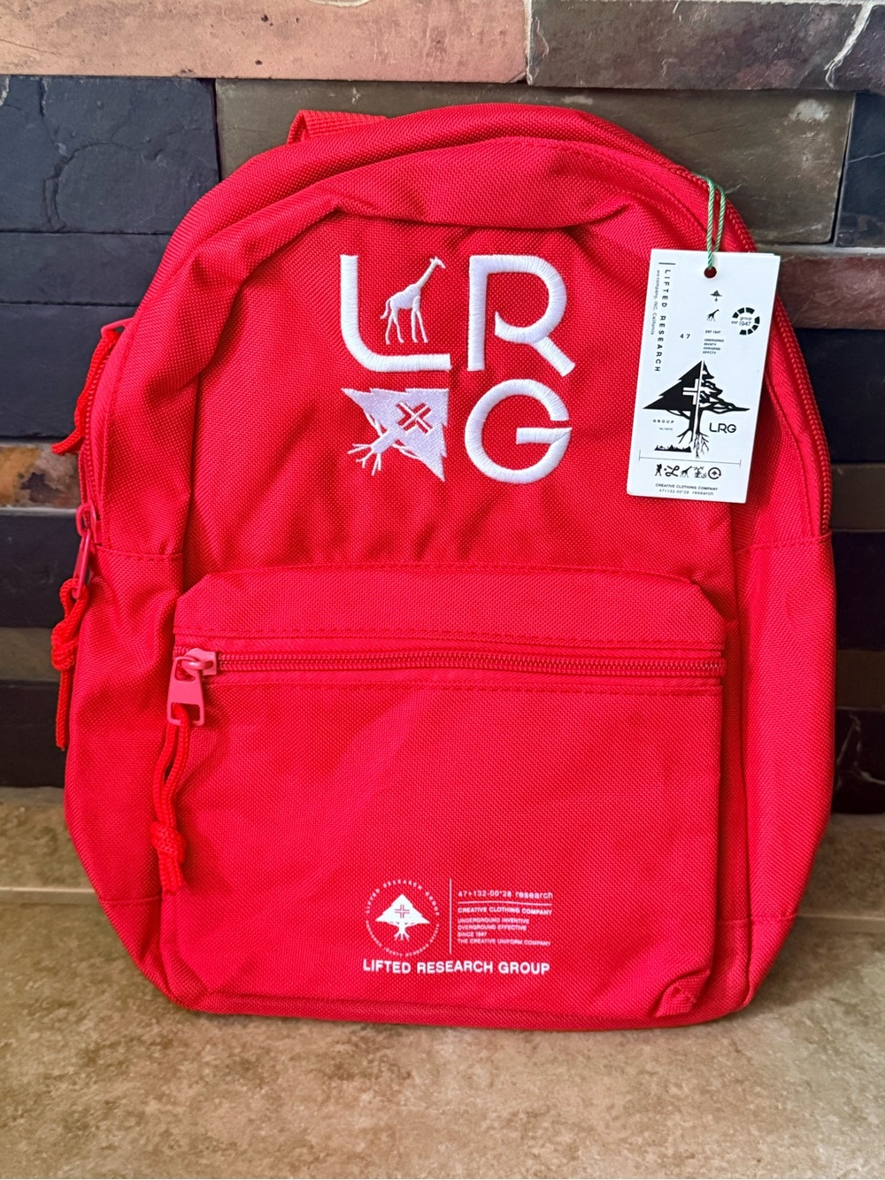 LRG Sling Bag Shoulder Red Strap Lifecycle Crossbody New FAST SHIPPING